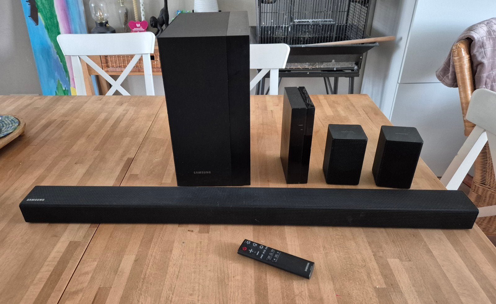 Samsung Soundbar, Ophalen of Verzenden, Bluetooth, Zo goed als nieuw