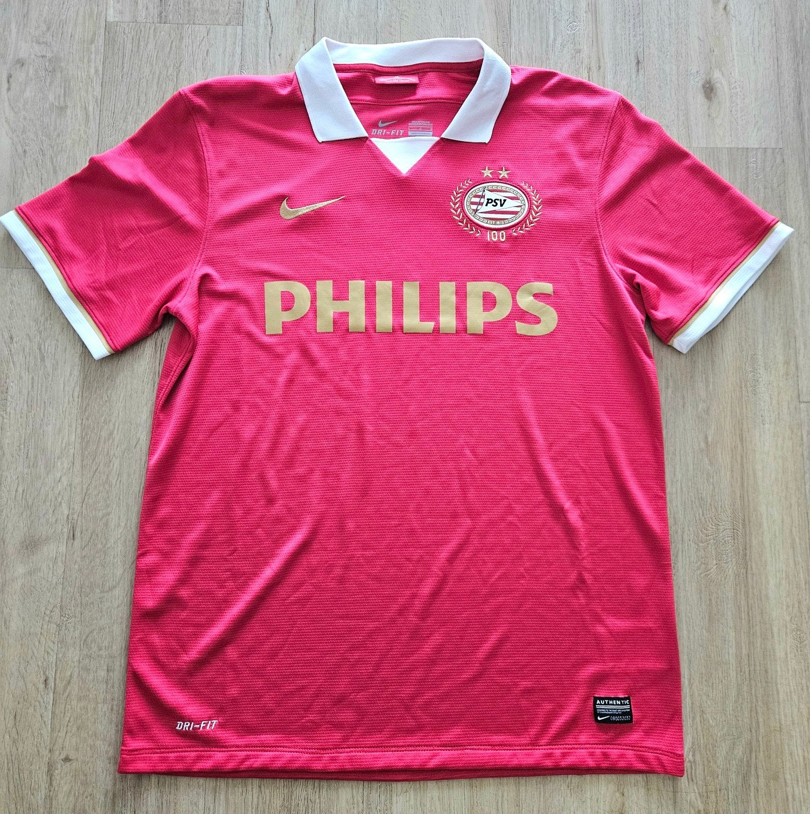 PSV voetbalshirt jubileumjaar 2013, Ophalen of Verzenden, Zo goed als nieuw, PSV, Shirt