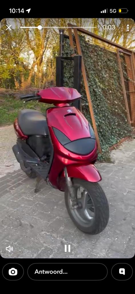 Peugeot Vivacity 2005 70cc, Fietsen en Brommers, Scooters | Peugeot, Ophalen, Tweetakt, Gebruikt, 70 cc