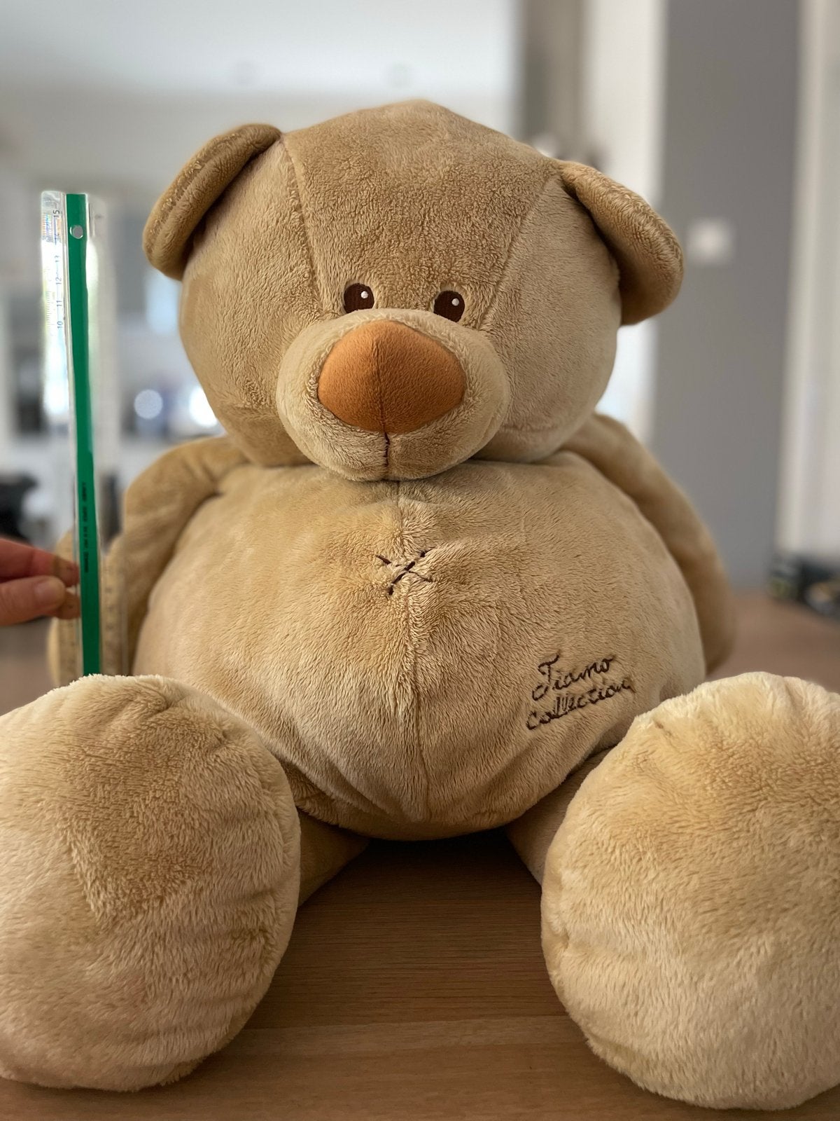 Grote Tiamo Collection Bruno Beer Knuffel - Zo goed als nieu, Beer, Ophalen of Verzenden, Middelgroot (20 tot 80 cm), Tiamo