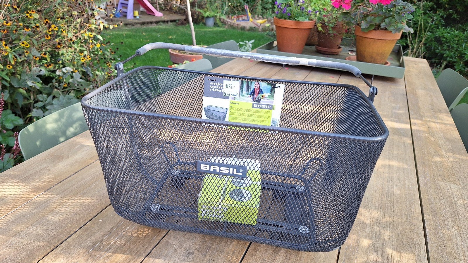 Fietsmand achterop Basil, Fietsen en Brommers, Ophalen, Nieuw, Fietsmand, Basil