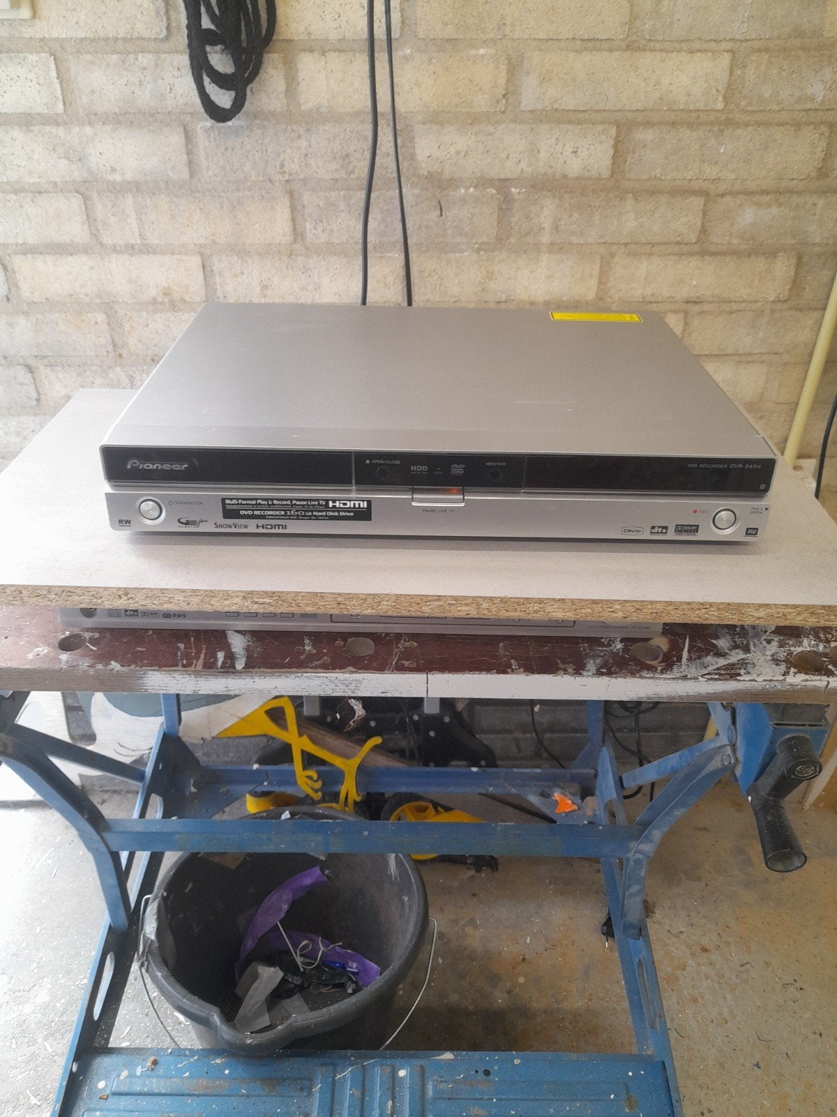 Pioneer DVR-545H DVD Recorder met 160GB HDD en HDMI, Audio, Tv en Foto, Dvd-spelers, Gebruikt, Met harddisk, Dvd-recorder, Ophalen of Verzenden
