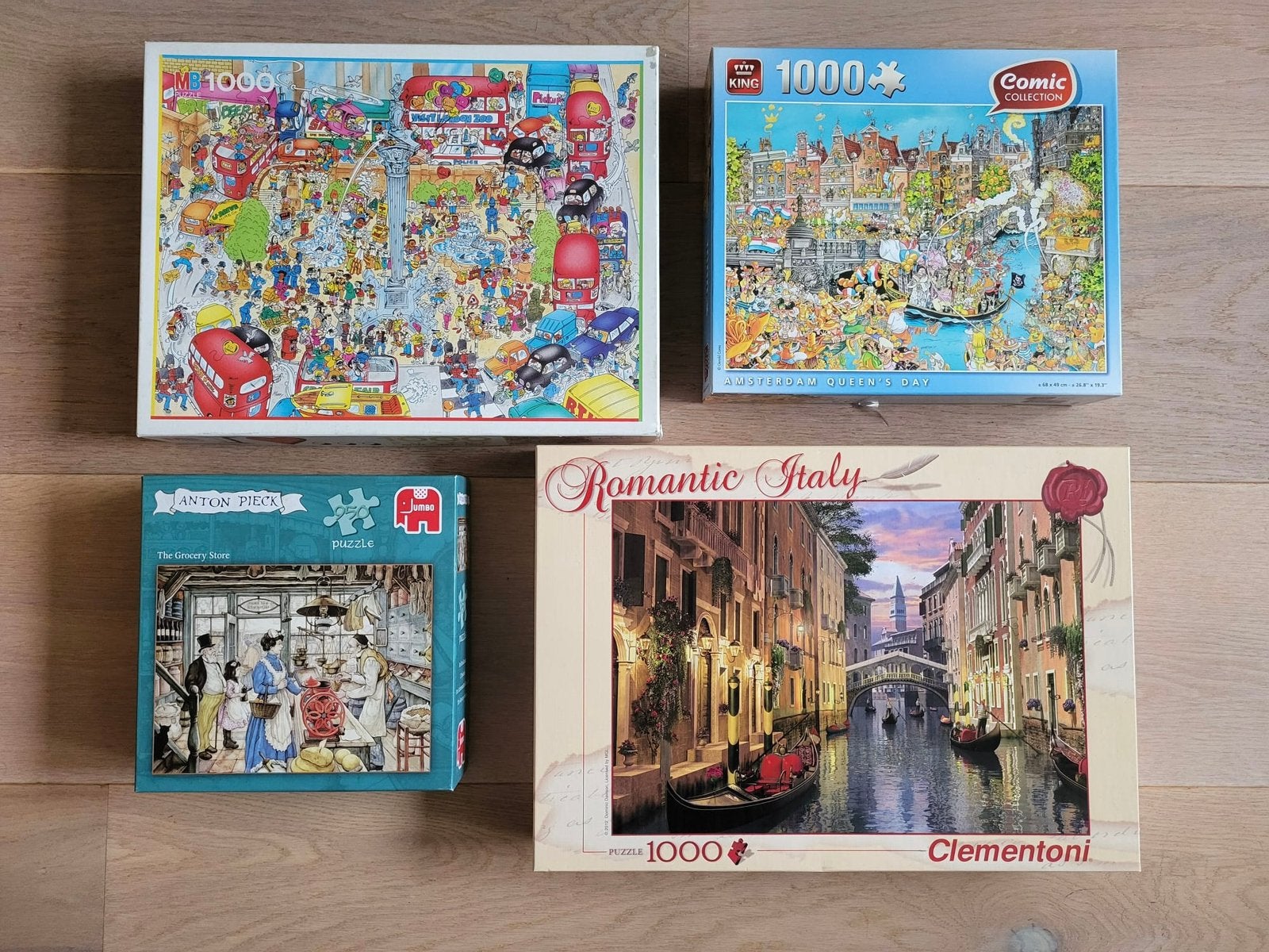 Diverse puzzels, Ophalen of Verzenden, 500 t/m 1500 stukjes, Gebruikt, Legpuzzel