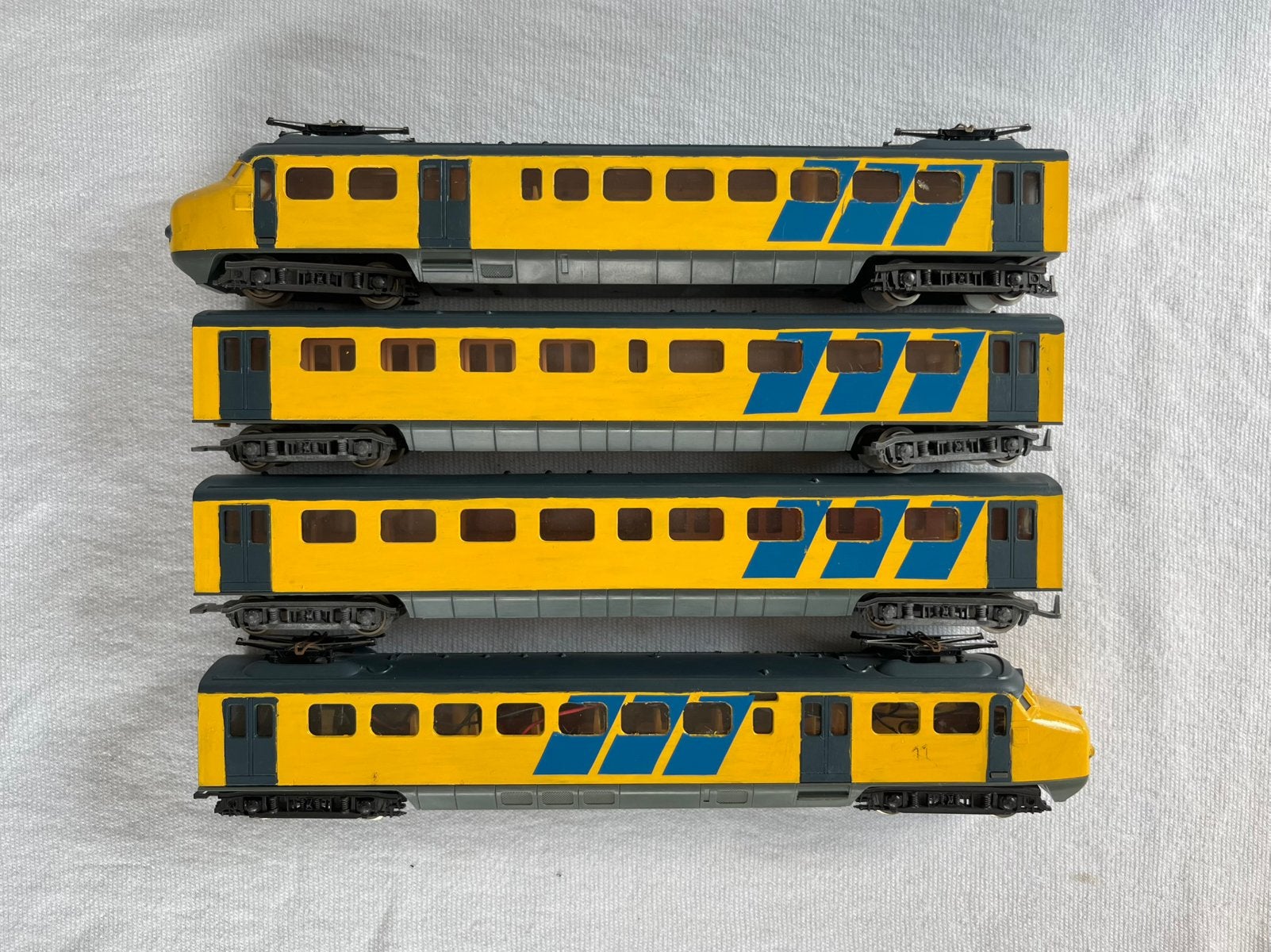 Lima NS Mat ‘54 Hondekop stoptrein Digitaal H0, Hobby en Vrije tijd, Modeltreinen | H0, Gebruikt, Ophalen of Verzenden, NS, Lima