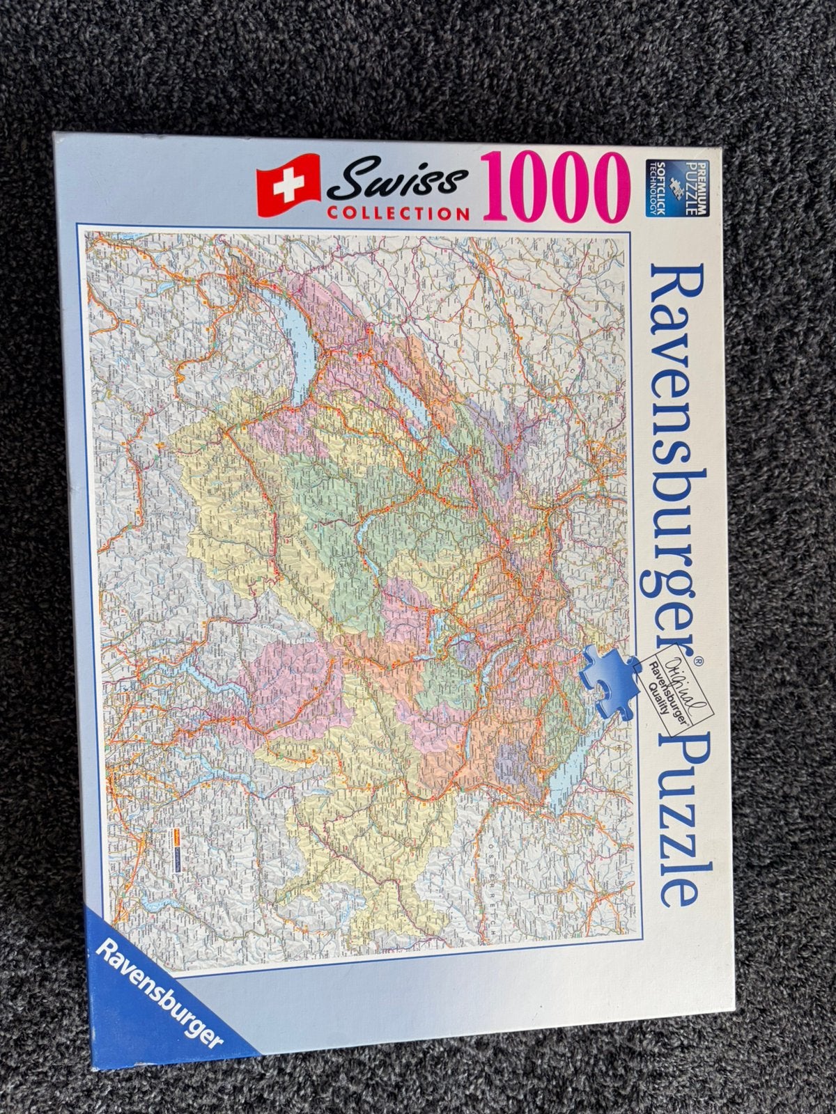 Puzzel 1000 Ravensburger Zwitserland, Ophalen, 500 t/m 1500 stukjes, Zo goed als nieuw