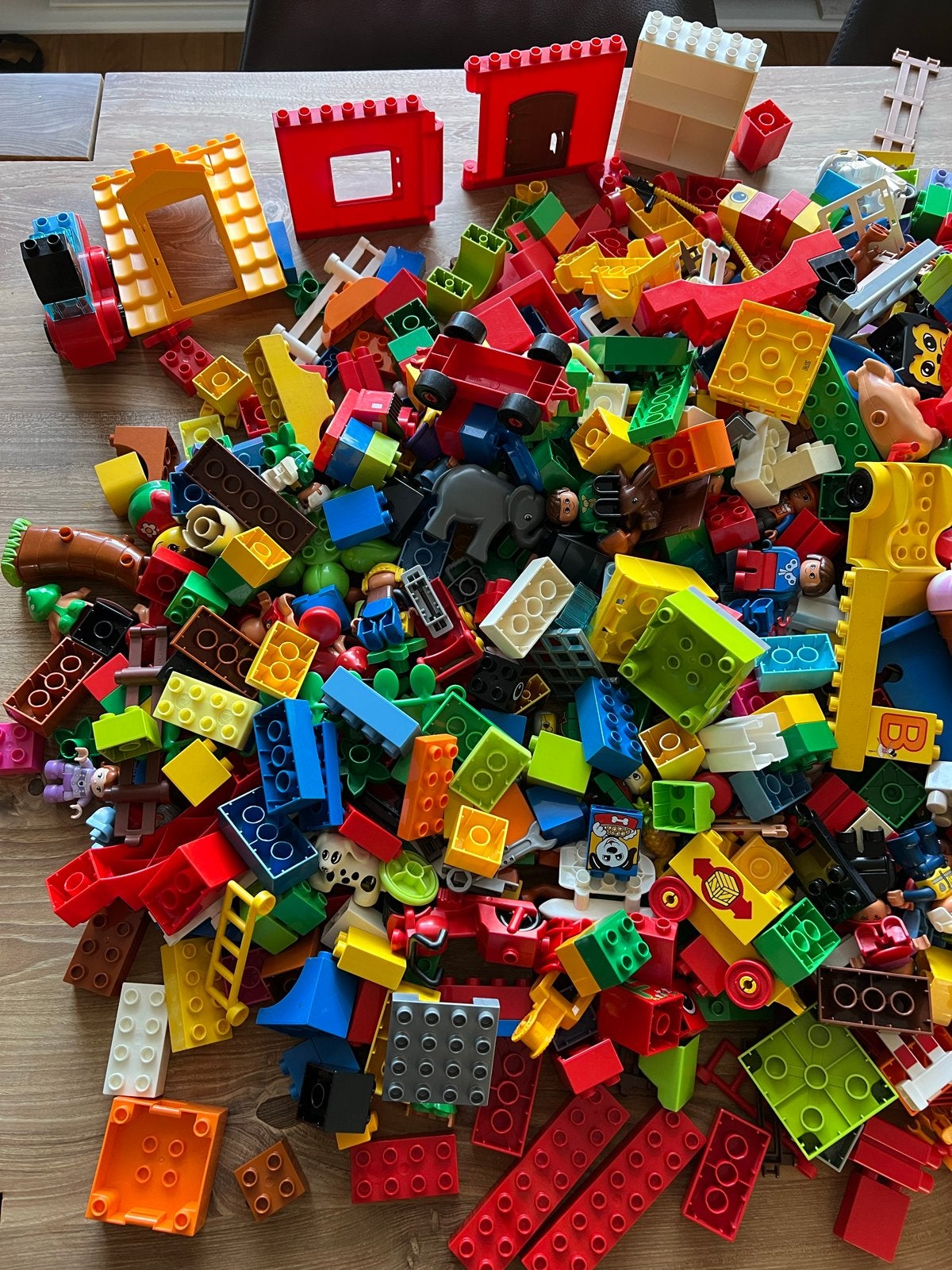 Grote partij Duplo blokken en figuren, Kinderen en Baby's, Speelgoed | Bouwstenen, Ophalen, Gebruikt, Overige merken