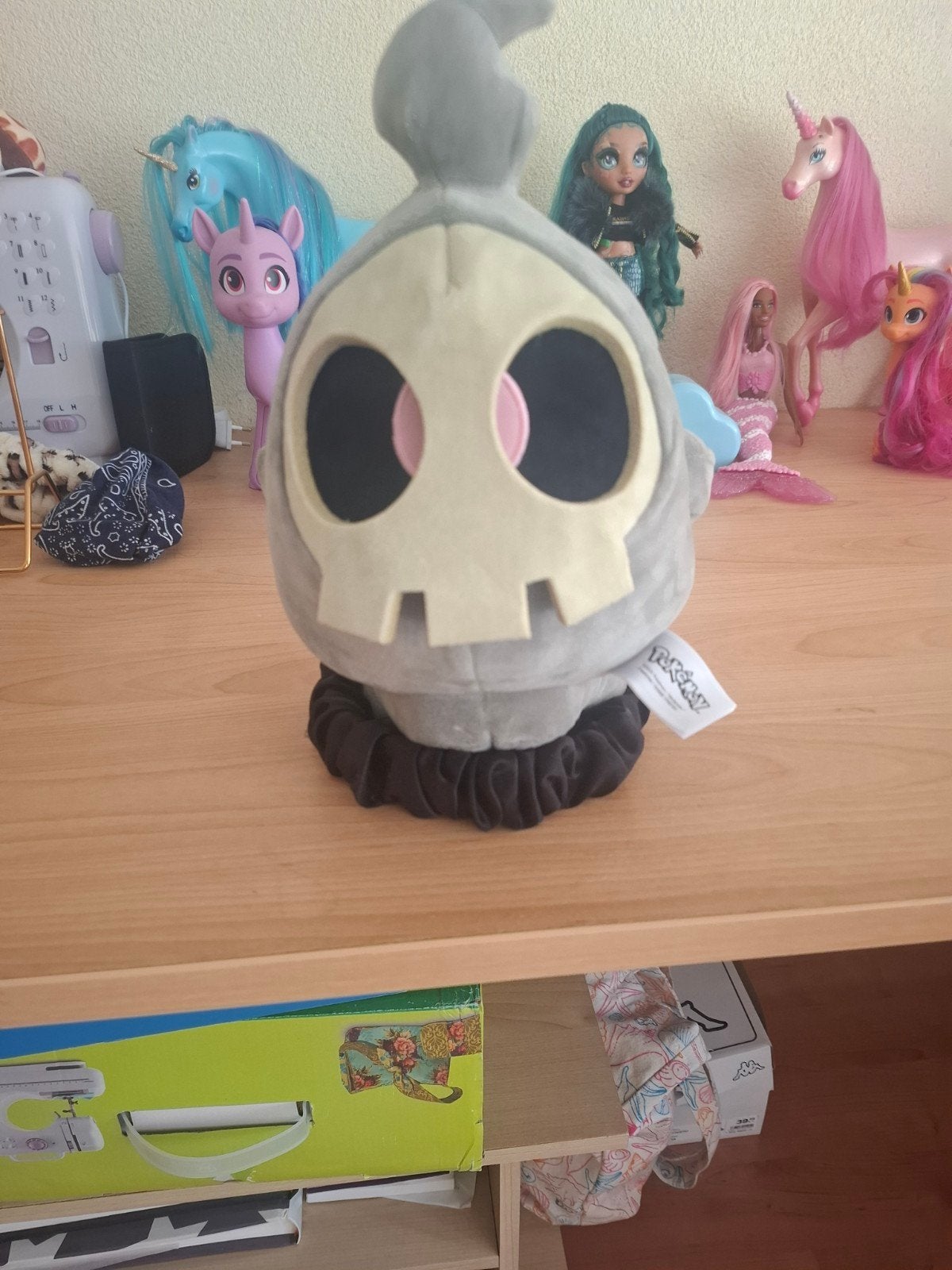 Orginele Pokémon Duskull Knuffel/plushie, Overige merken, Overige typen, Grijs, Ophalen of Verzenden