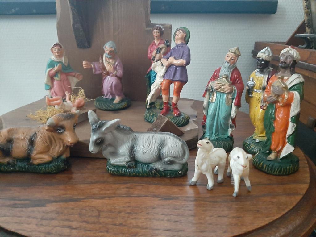 Oud kerststalletje, Diversen, Kerst, Ophalen of Verzenden, Gebruikt