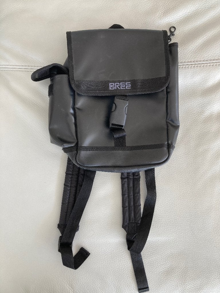 BREE rugtas, Ophalen, Zo goed als nieuw, Zwart, Overige typen