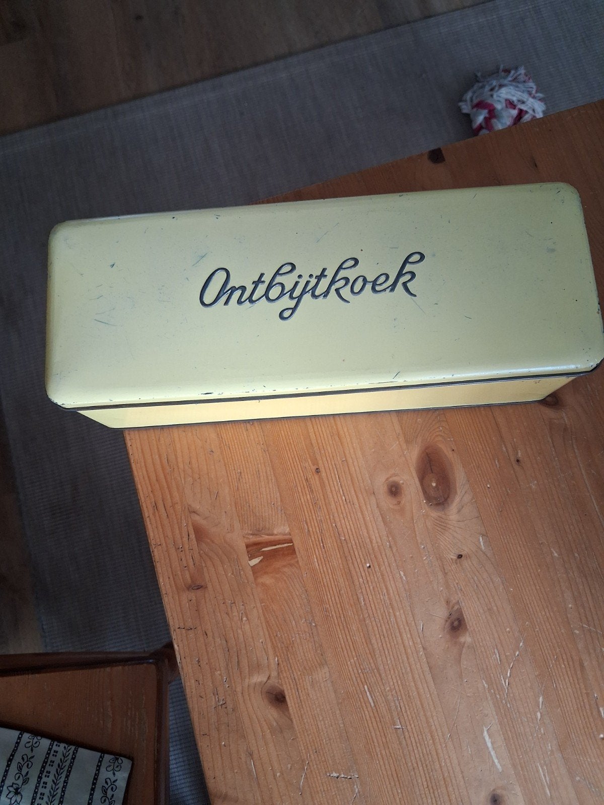 Ontbijtkoek blik, Ophalen of Verzenden, Gebruikt, Koek(jes)