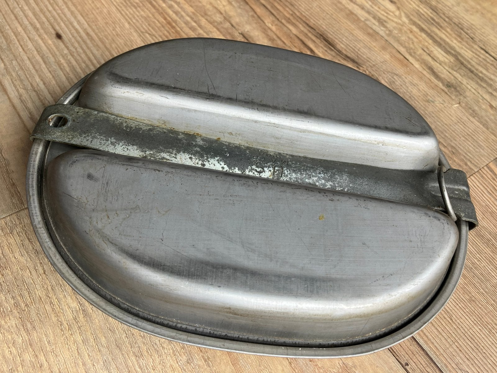 US; messtins mess tins mess kit MA Co 1944 evt met bestek, Verzamelen, Militaria | Tweede Wereldoorlog, Ophalen of Verzenden, Landmacht