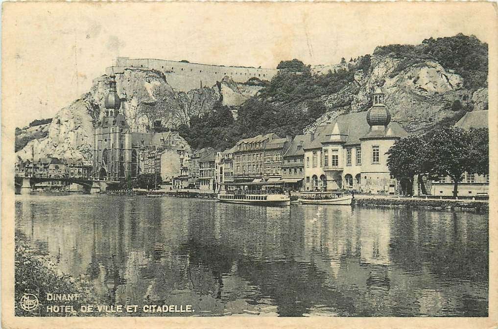 381-179-029 Dinant Hotel de Ville et Citadelle, Verzenden, Voor 1920, Overig Europa
