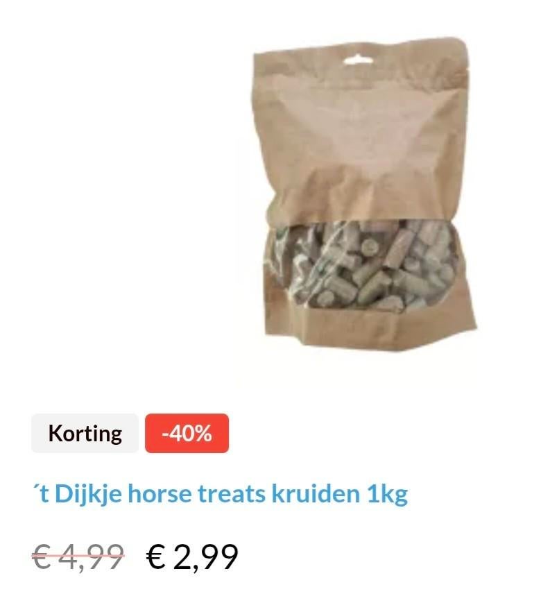 Horse treats, Ophalen of Verzenden, Vee