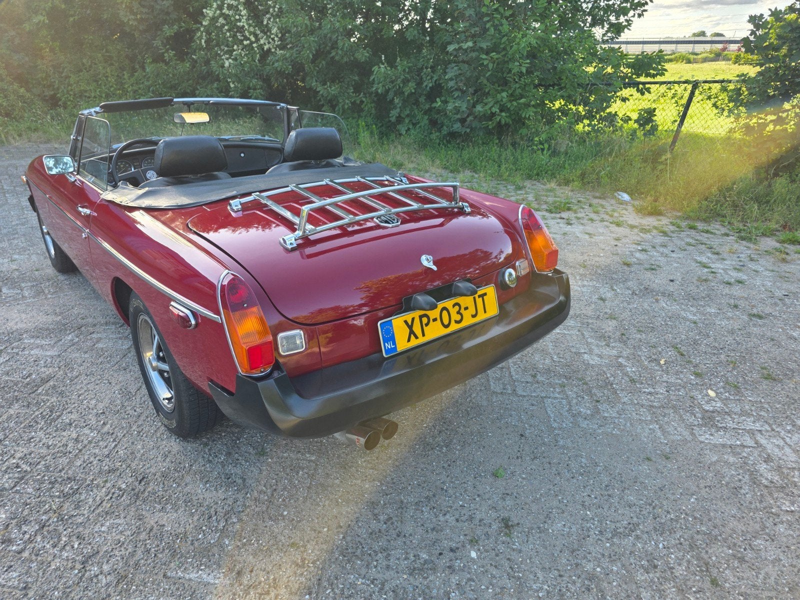 gerestaureerde MG B Roadster.1.8 Tourner 1980 Rood, foto 6