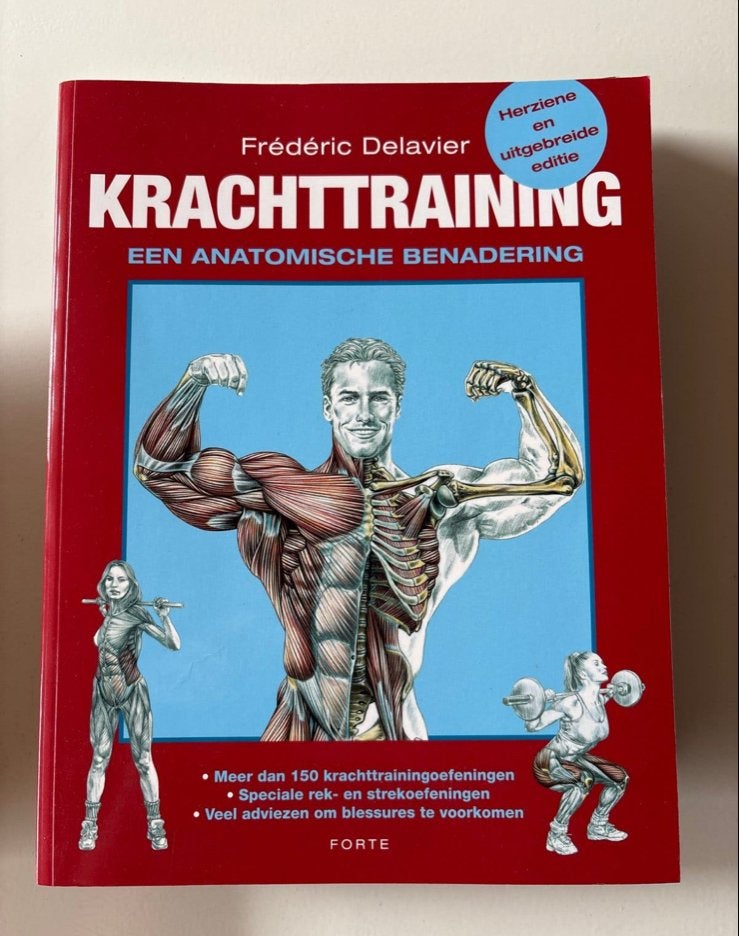 Krachttraining: Een Anatomische Benadering - Frédéric Delavi, Boeken, Sportboeken, Ophalen of Verzenden, Zo goed als nieuw, Fitness