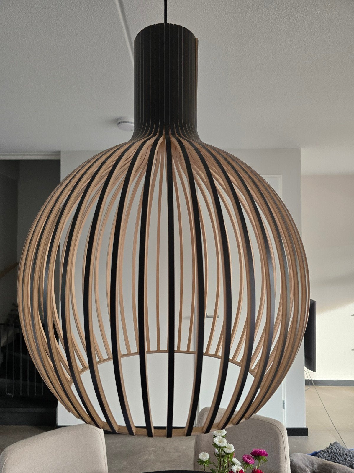 Secto Octo hanglamp zwart, Ophalen, Modern design, E27 (groot), Zo goed als nieuw