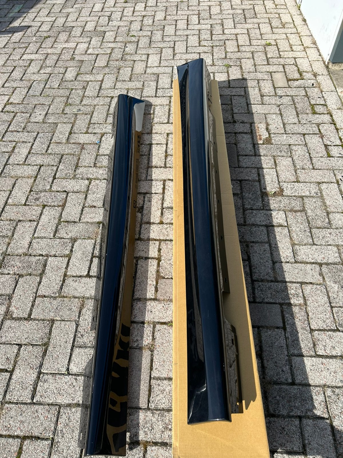 Bmw e90 lci m side pakket side skirts black sapphire metal, Ophalen of Verzenden, Zo goed als nieuw, Wit, Minder dan 100 cm