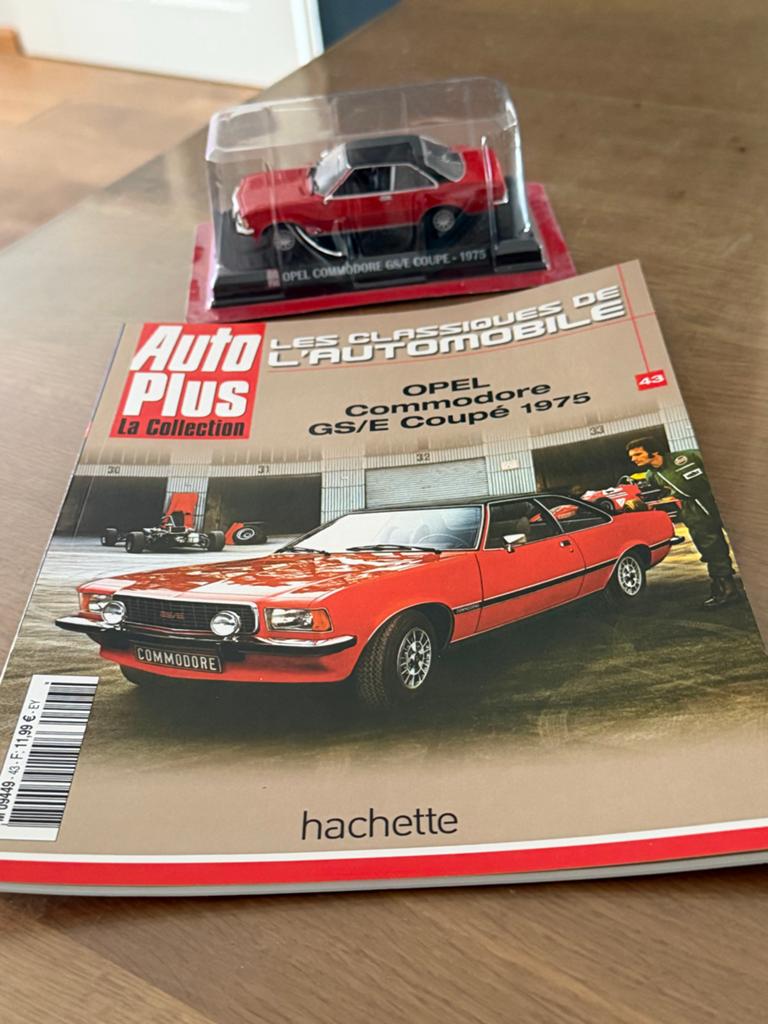Opel Commodore GS/E Coupé 1975 Modelauto met Magazine, Ophalen of Verzenden, Nieuw, Auto, Overige merken