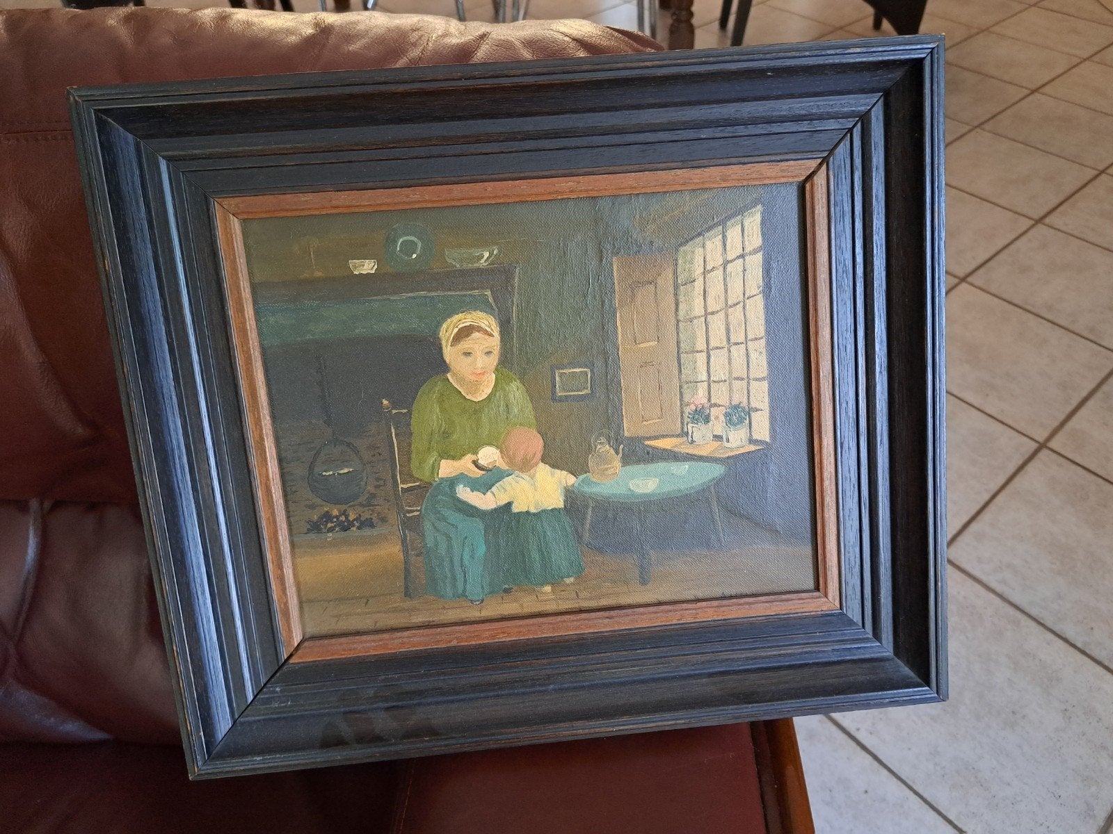 Schilderij, Antiek en Kunst, Kunst | Schilderijen | Klassiek, Ophalen of Verzenden