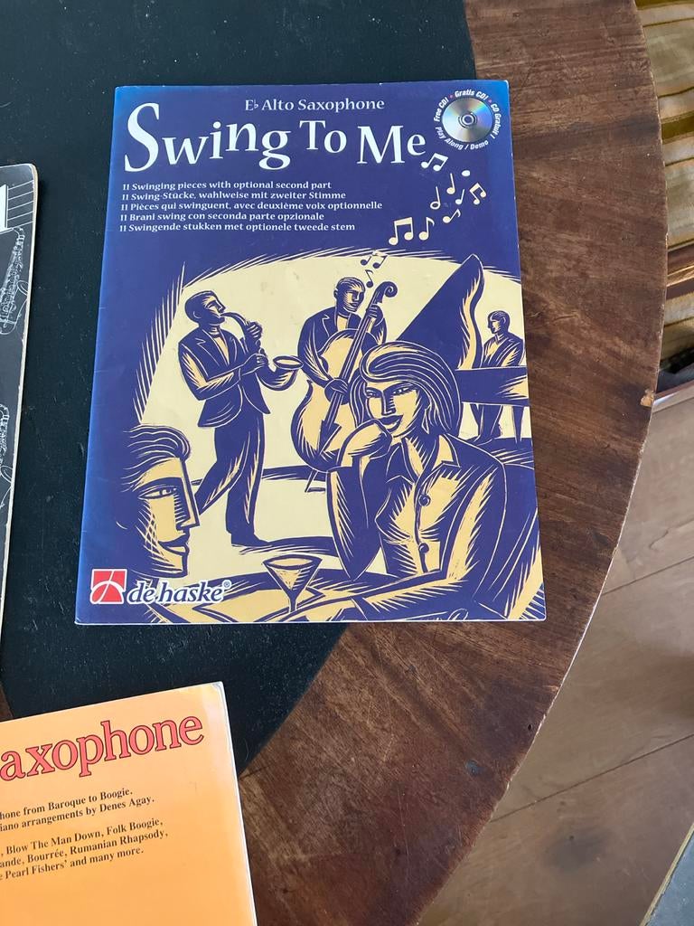 Swing To Me - Alt Saxofoon Boek met CD, Saxofoon, Ophalen of Verzenden, Zo goed als nieuw, Thema