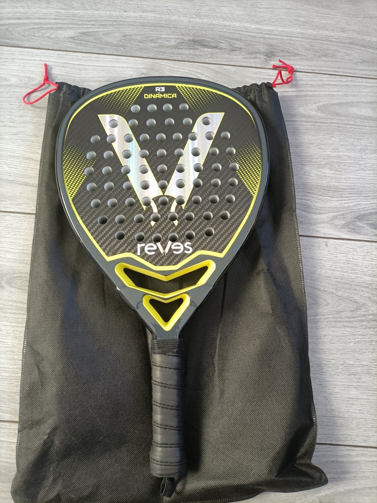 Reves R3 Dinamica Padelracket - 3K Pro Carbon, Ophalen of Verzenden, Nieuw, Padelracket
