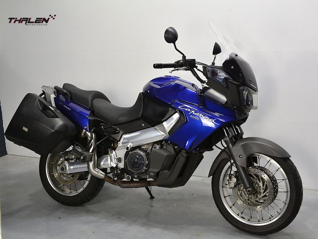 APRILIA ETV 1000 CAPONORD + kofferset  (bj 2003) 40,100 km, 2 cilinders, Motorrijbewijs A, Bedrijf, Onbekend