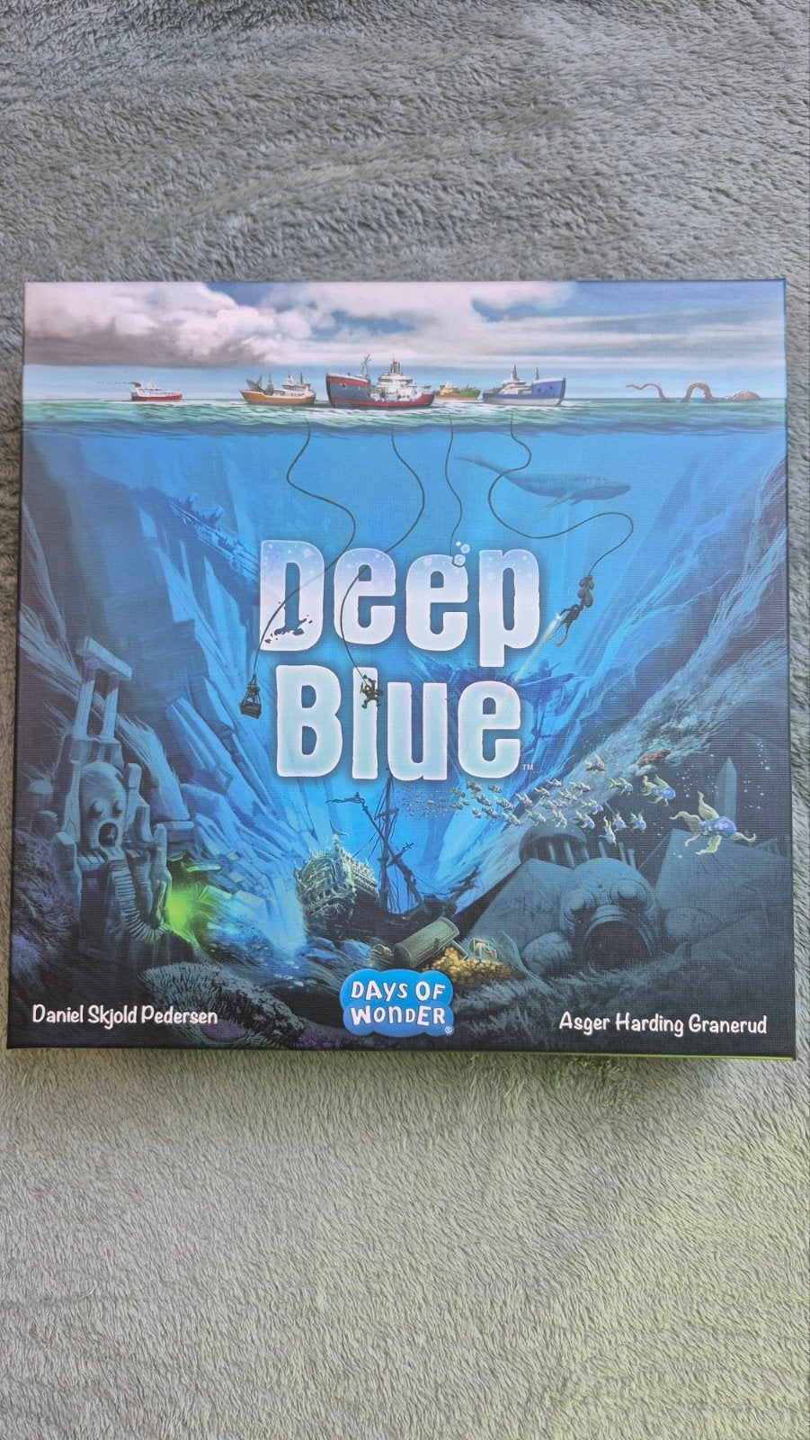 Deep Blue bordspel - Duik naar schatten!, Een of twee spelers, Ophalen of Verzenden, Zo goed als nieuw, Days of Wonder