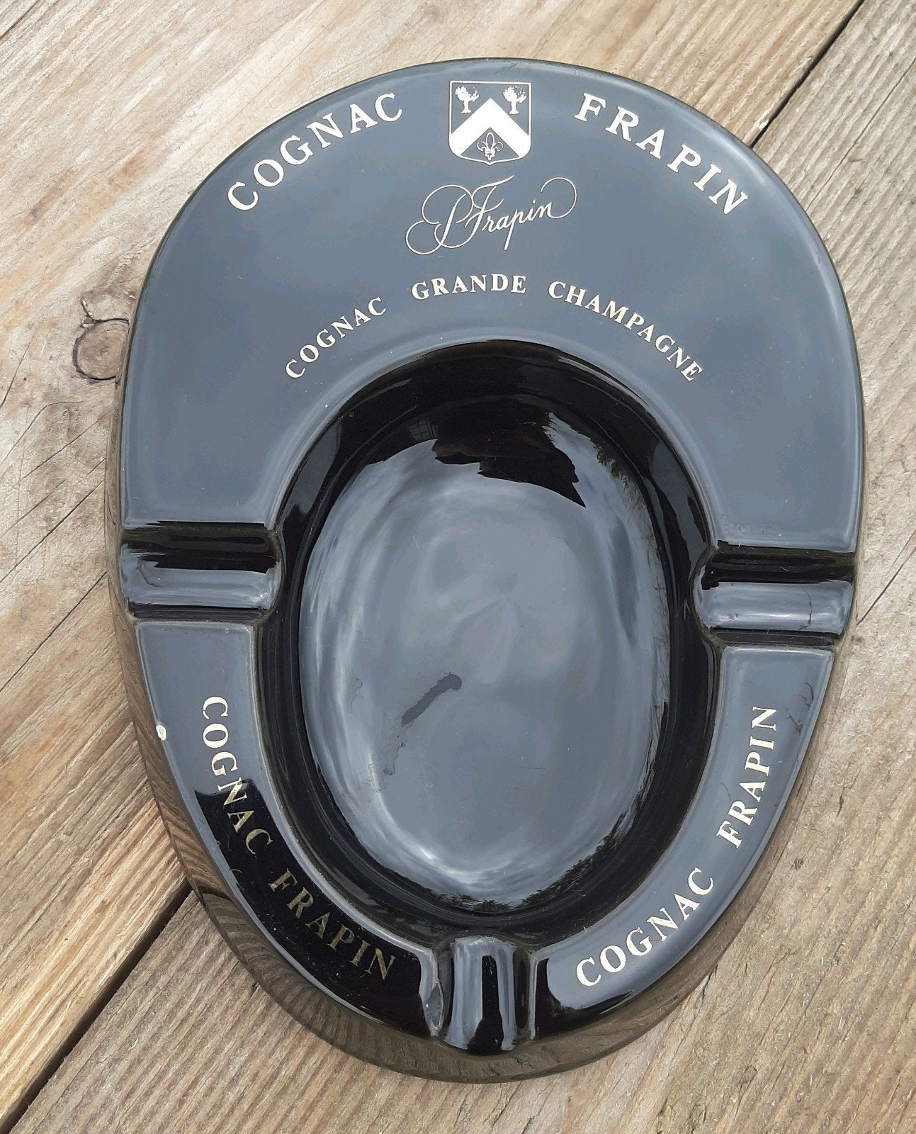 Vintage Cognac Frapin asbak - (Grande Champagne Regio), Verzamelen, Merken en Reclamevoorwerpen, Ophalen of Verzenden, Zo goed als nieuw