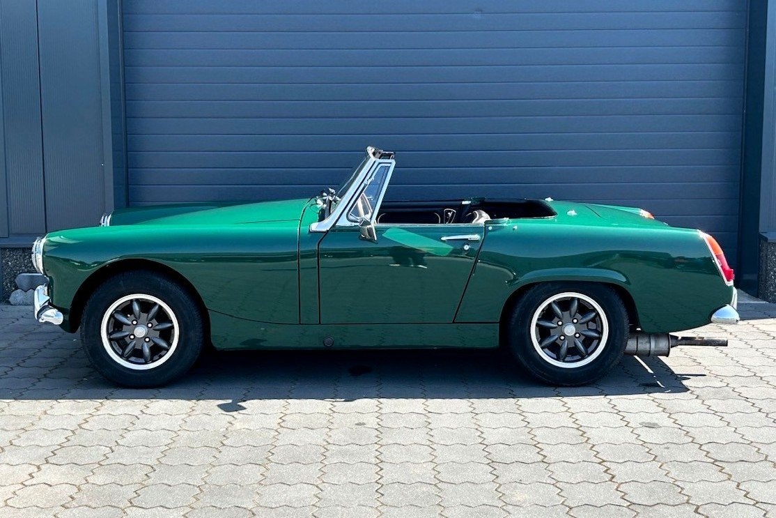 Austin Healey Sprite MK3 1100 NL-auto! (bj 1967), Auto's, Austin, Zwart, 1098 cc, Cabriolet