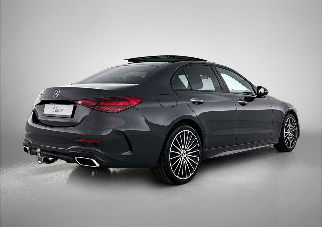 Mercedes-Benz C-Klasse 300 e Business Solution AMG | Comfort, Auto's, Mercedes-Benz, Automaat, Achterwielaandrijving, Zwart, Bedrijf