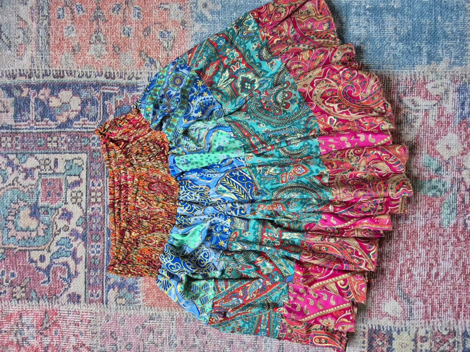 Nieuwe Boho Rok Maat S - Kleurrijk en Comfortabel, Kleding | Dames, Verzenden, Nieuw, Maat 36 (S), Meerkleurig