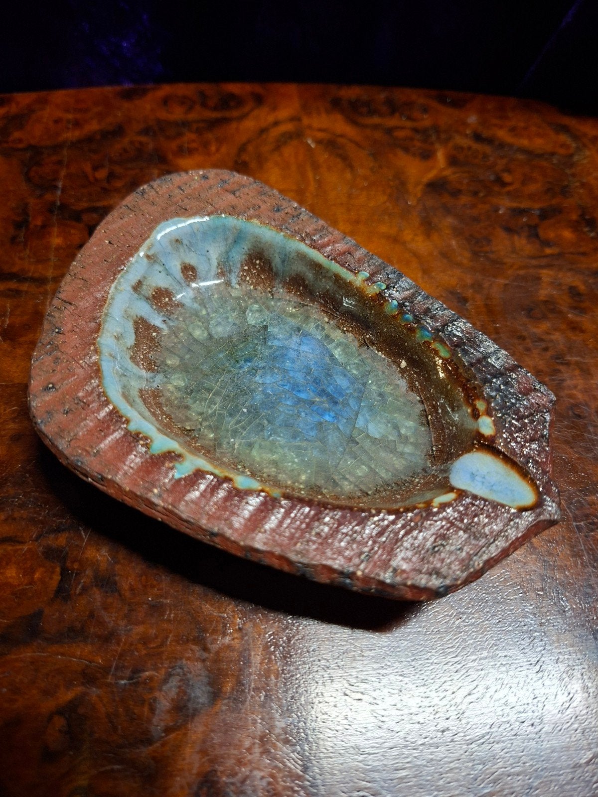Pieter Groeneveldt brutalistische asbak / schaal - 14 cm, Antiek en Kunst, Ophalen of Verzenden