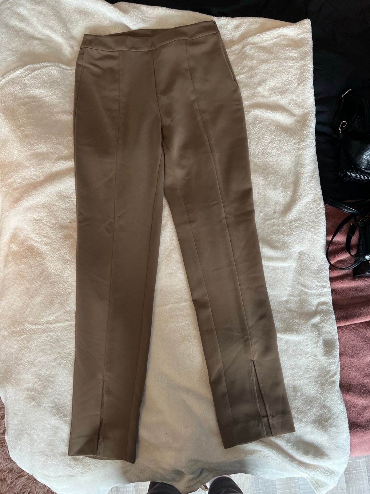 Broek dames, Bruin, Verzenden, Nieuw, Maat 36 (S)