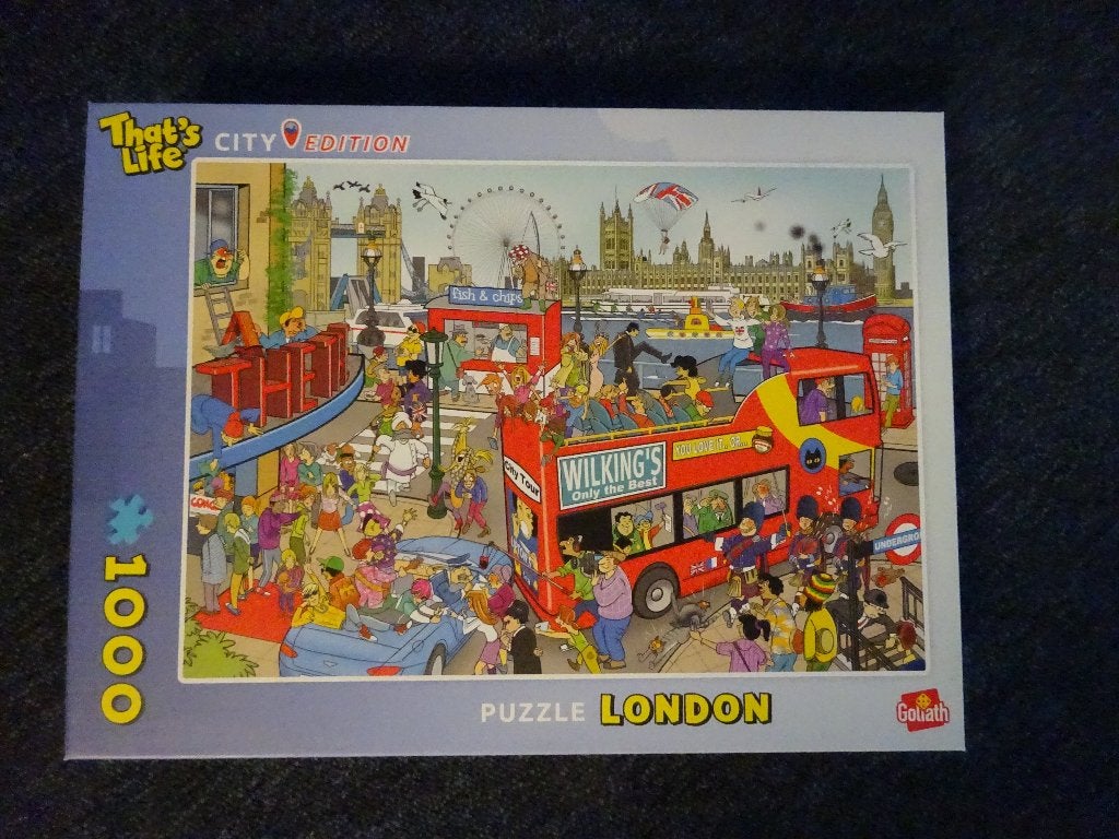 ( nr. 110 )  Thats life  puzzel, Hobby en Vrije tijd, Ophalen of Verzenden, 500 t/m 1500 stukjes, Gebruikt