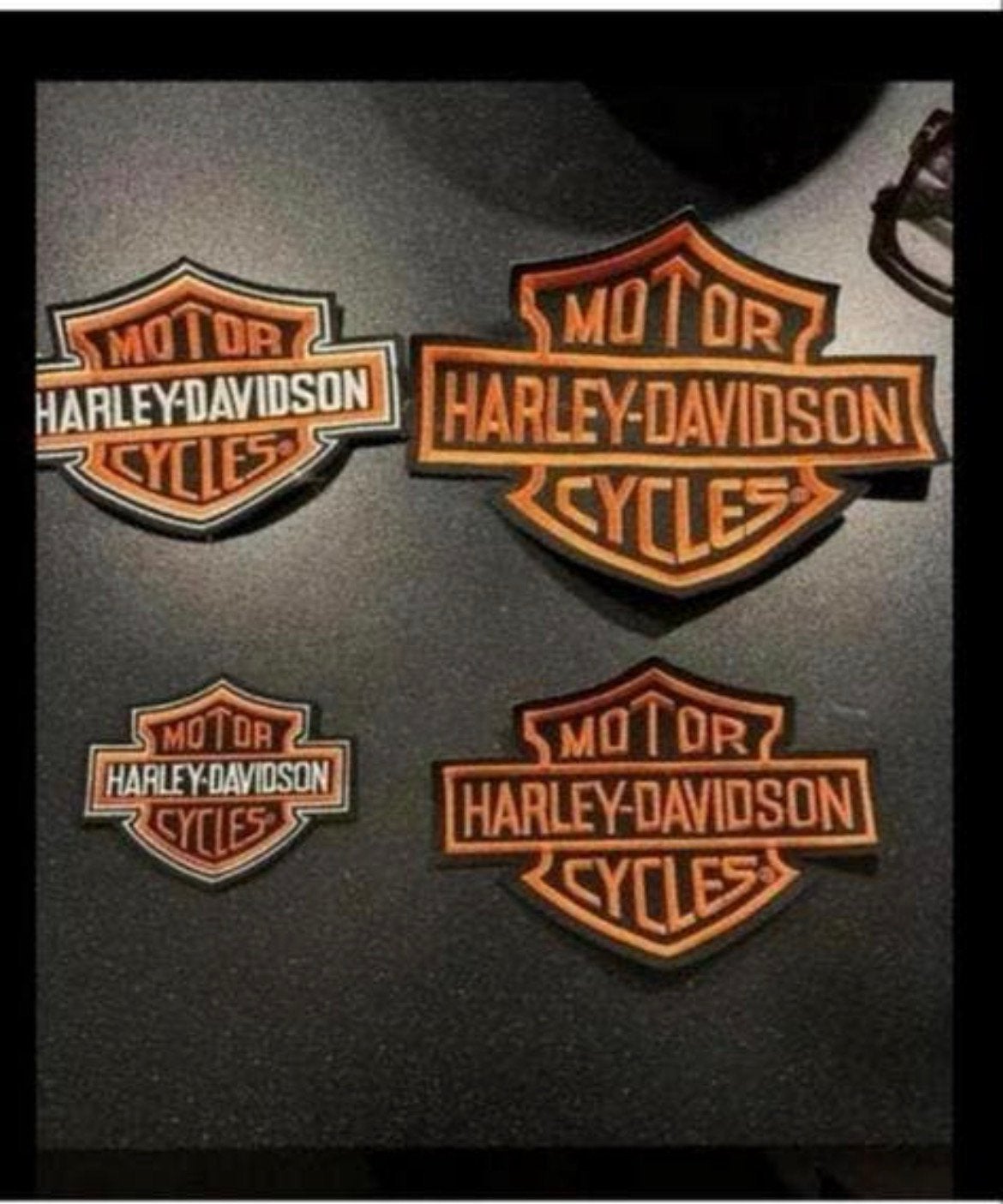 Harley davidson emblemen patches, Ophalen of Verzenden, Nieuw