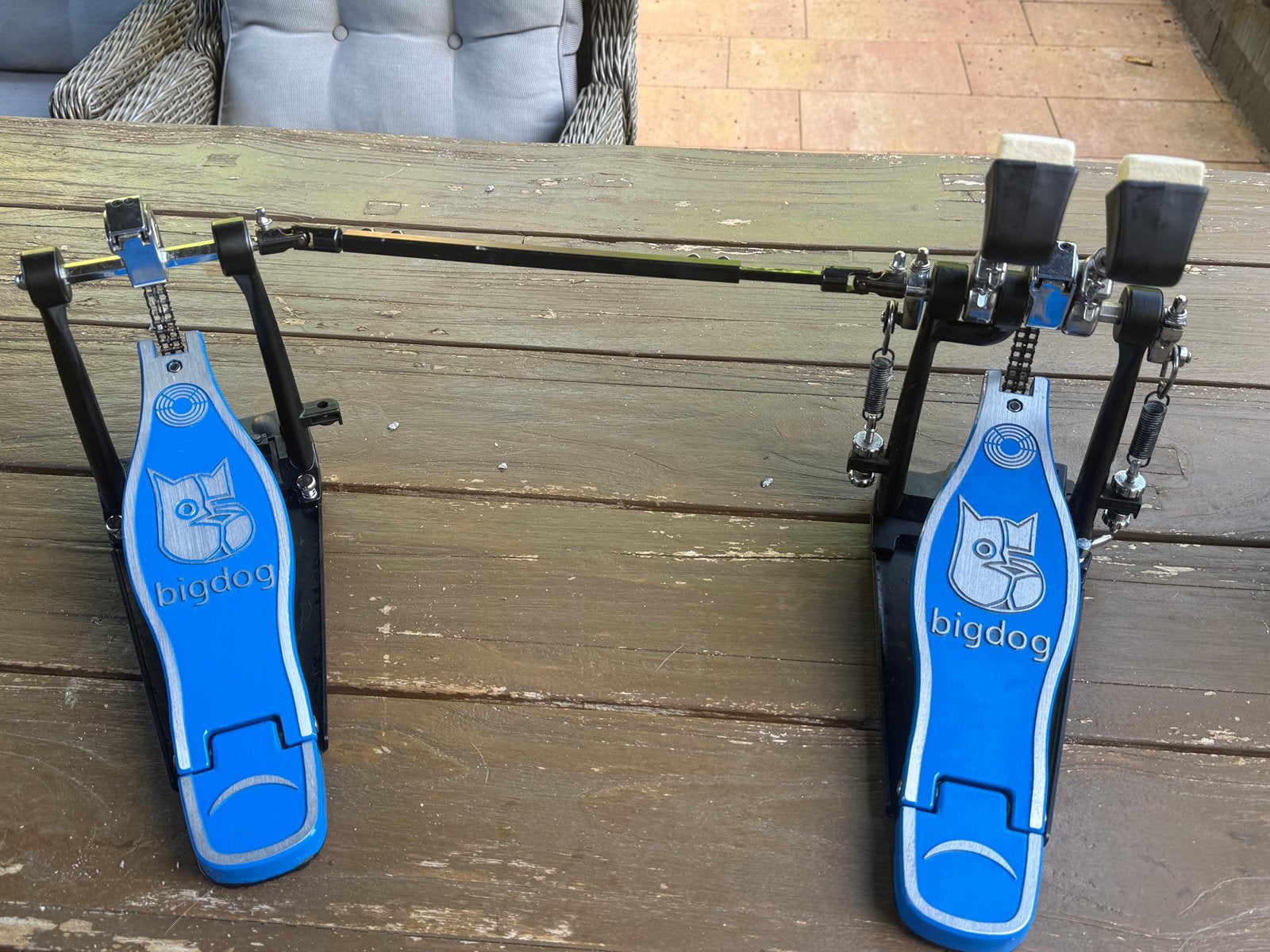 Big Dog twin peddle/ double bass pedaal, Ophalen, Gebruikt, Overige merken