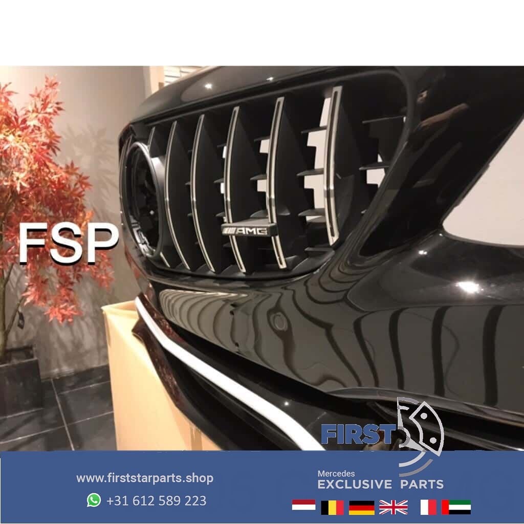 W205 S205 FACELIFT C63 AMG VOORBUMPER COMPLEET + GT GRIL ORI, Gebruikt, -, Voor, Ophalen of Verzenden