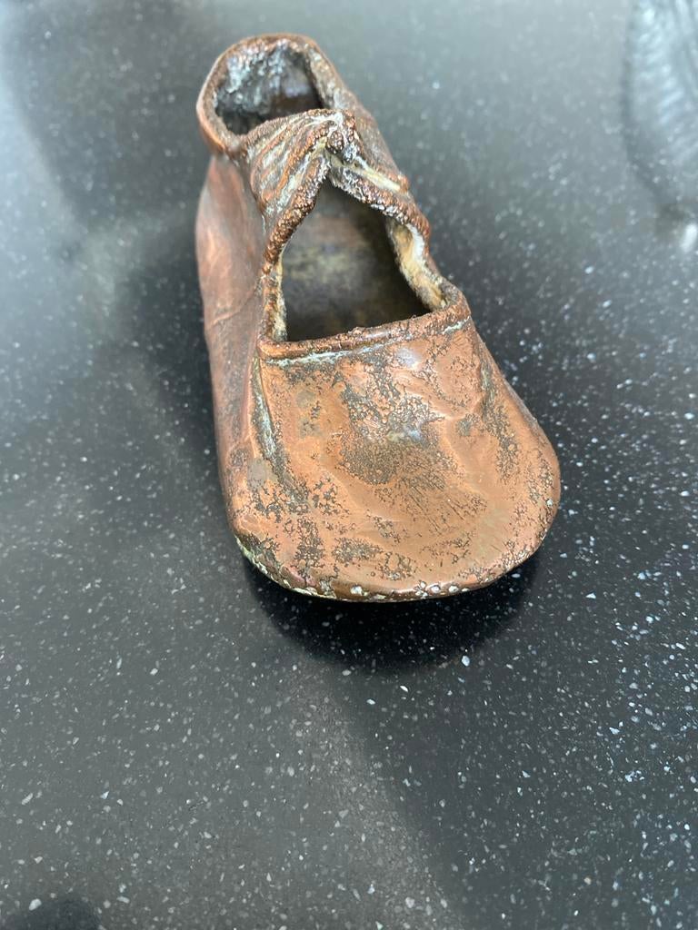Bronzen babyschoentje, Antiek en Kunst, Ophalen of Verzenden