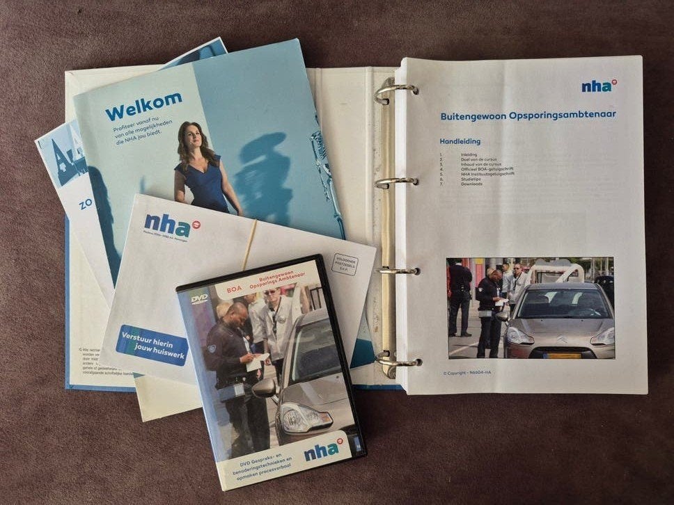 NHA nieuw cursusboek en dvd  BOA Buitengewoon Opsporingsambt, Boeken, Studieboeken en Cursussen, NHA, Nieuw, Ophalen of Verzenden