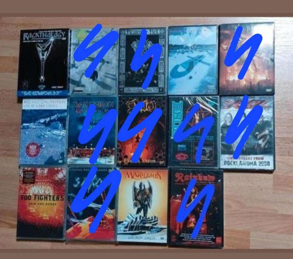 Diverse dvd's van diverse Rock bands, Cd's en Dvd's, Alle leeftijden, Boxset, Muziek en Concerten, Ophalen of Verzenden