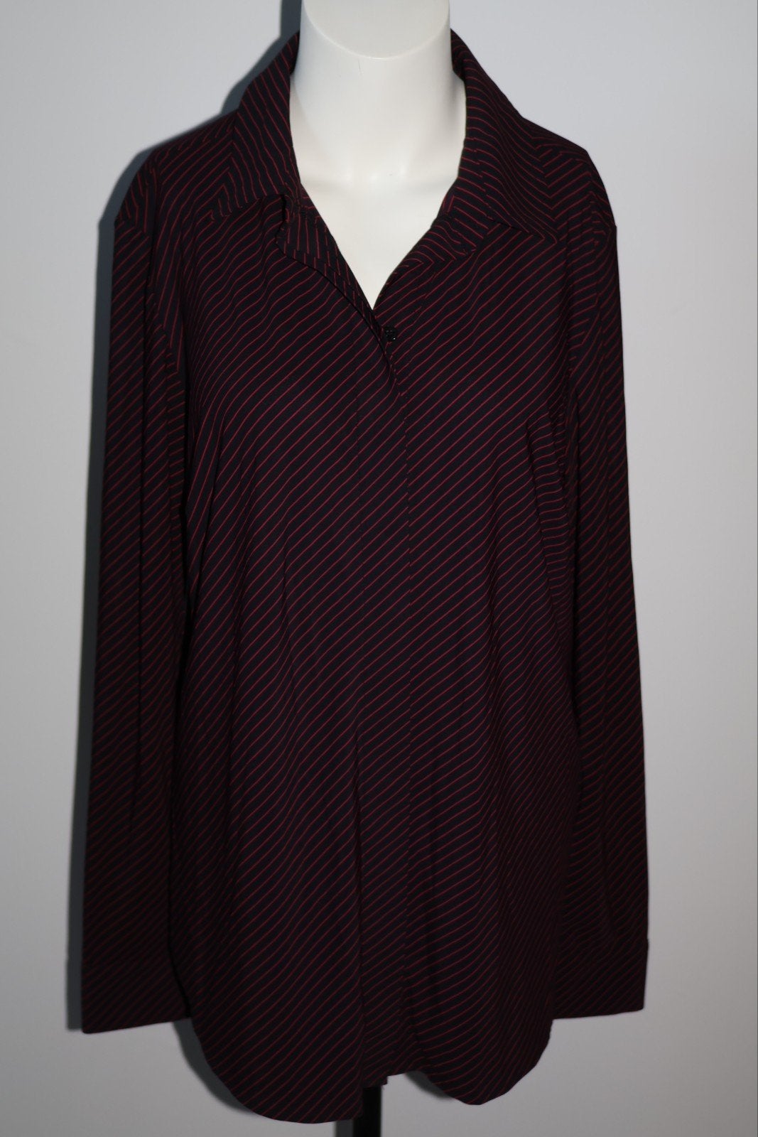 Studio Anneloes Travelstof Blouse Zwart/Rood Gestreept XL, Studio Anneloes, Ophalen of Verzenden, NL, Zwart