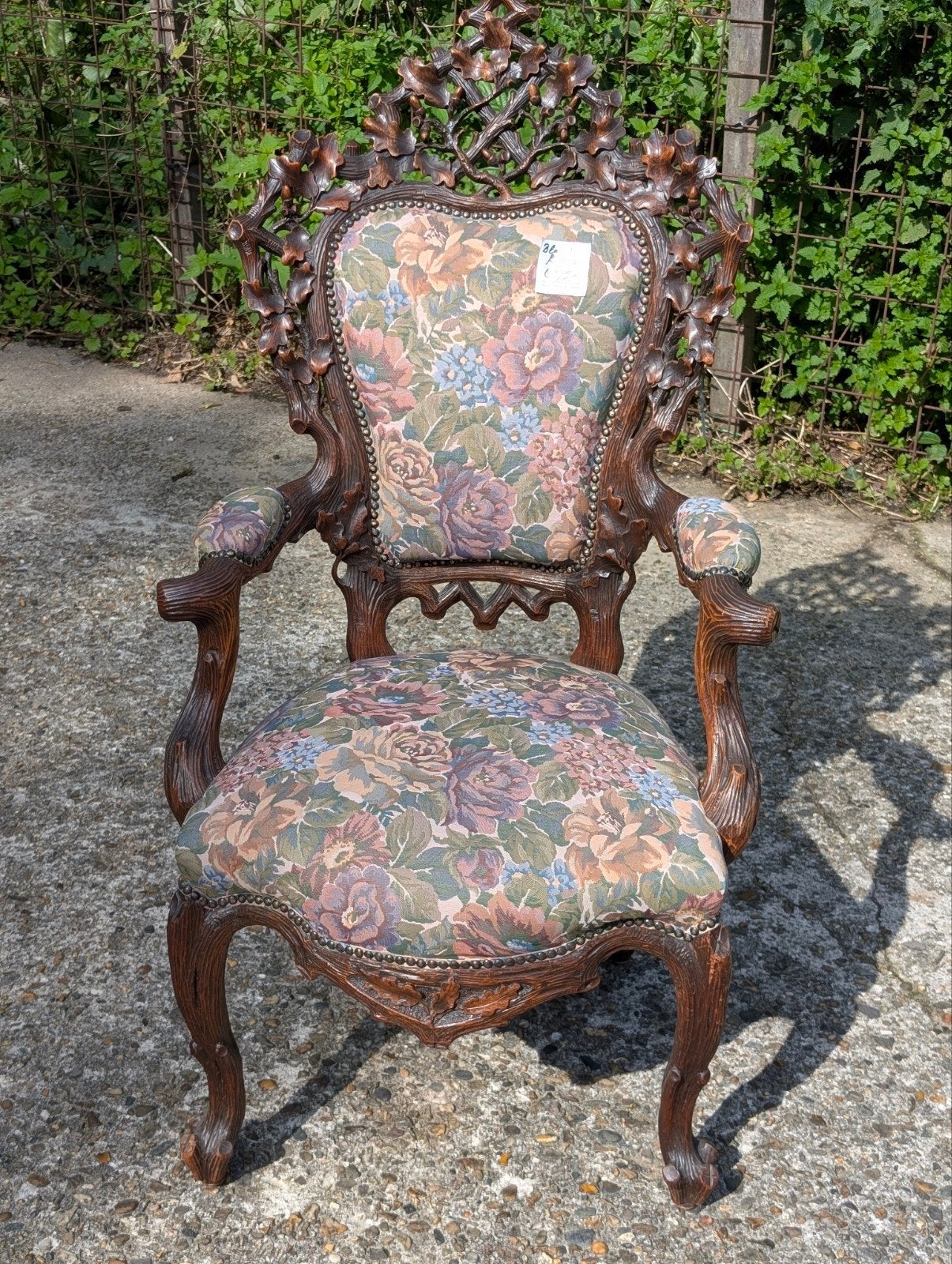 antieke stoel black forest €375., Ophalen