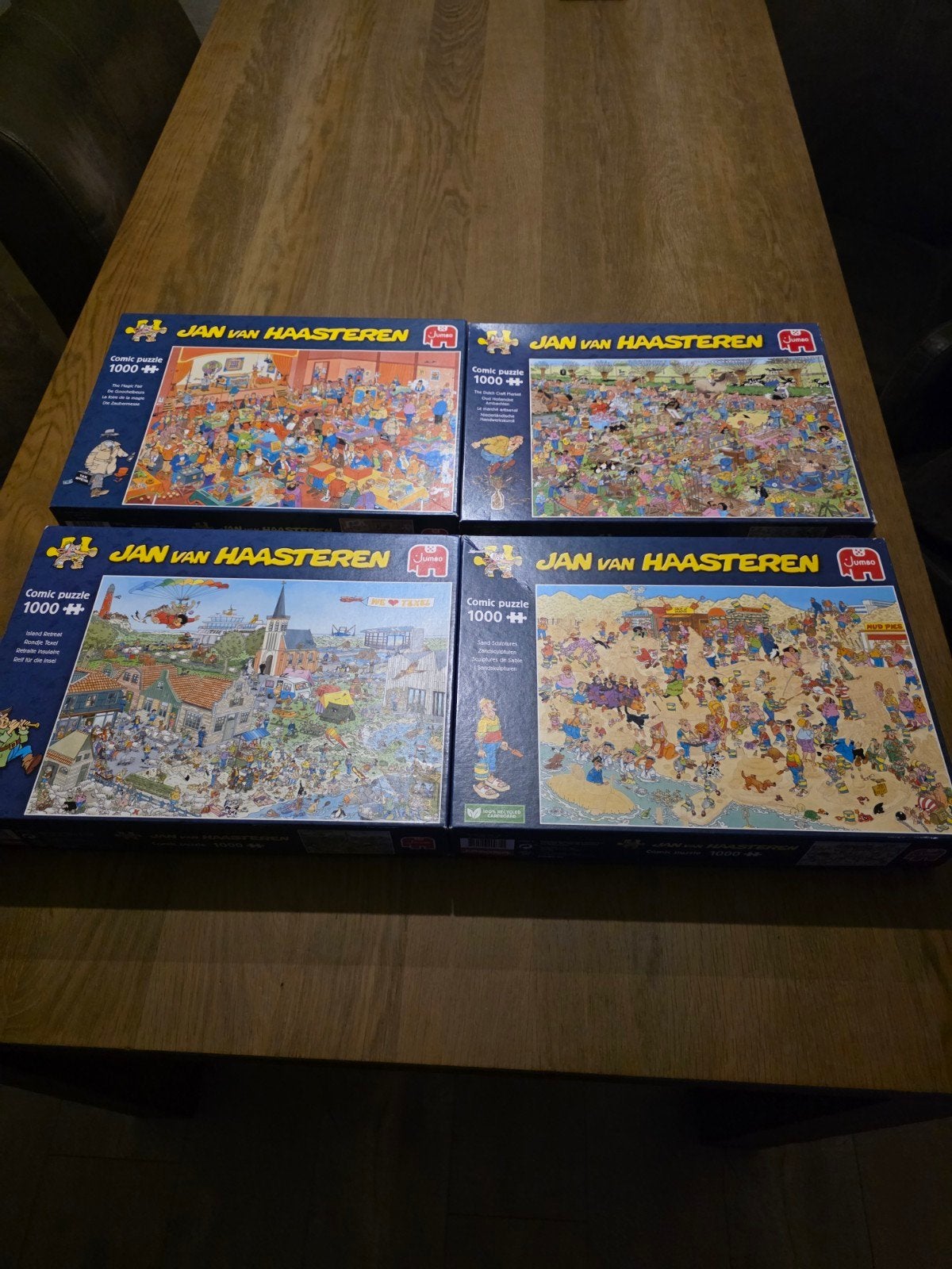 Jan V. Haasteren puzzels, Ophalen, 500 t/m 1500 stukjes, Gebruikt