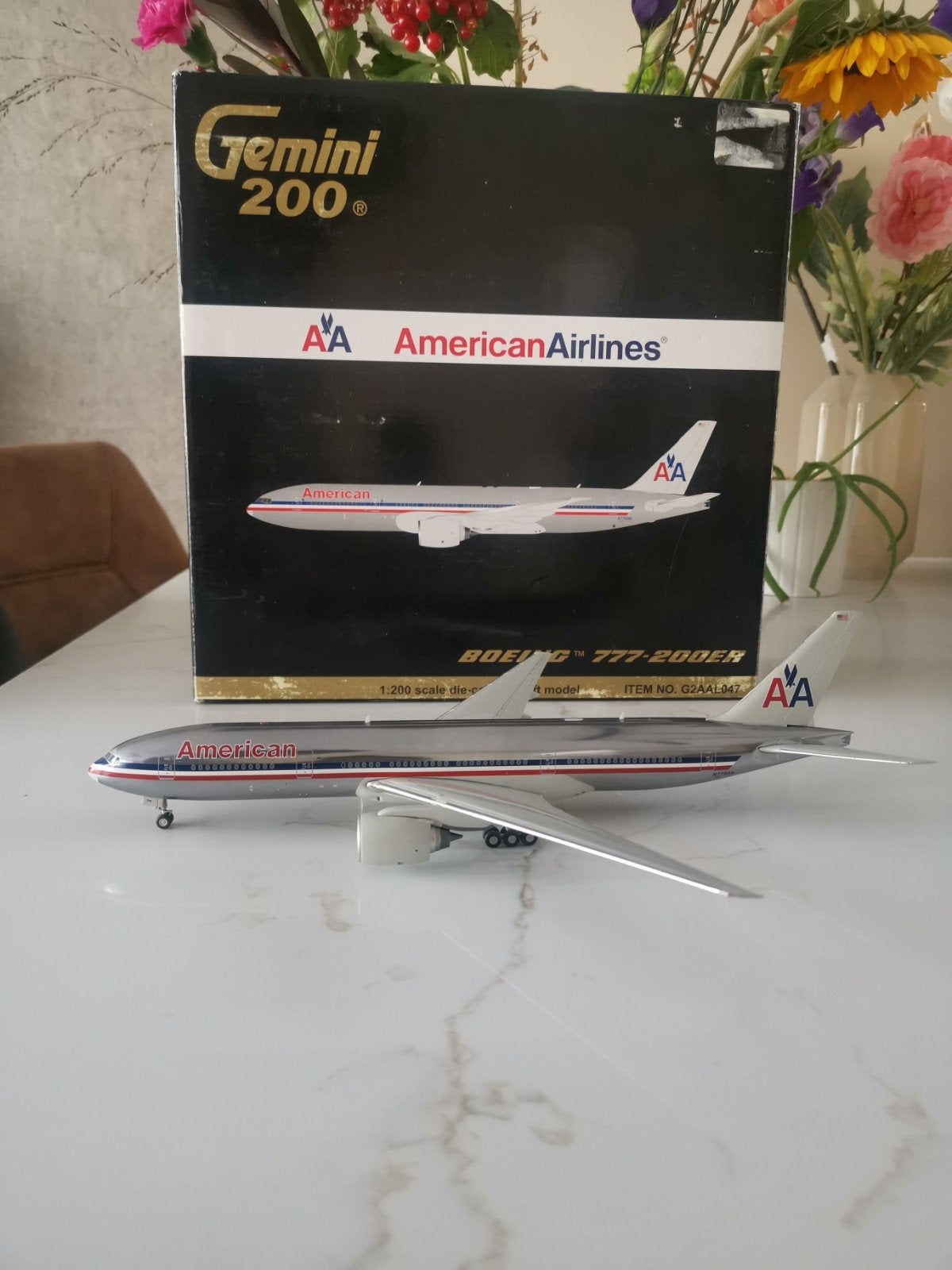 American B777-200ER Gemini Jets 1:200 G2AAL047 Reg. N776AN, Hobby en Vrije tijd, Overige merken, 1:200 of kleiner, Nieuw, Ophalen of Verzenden