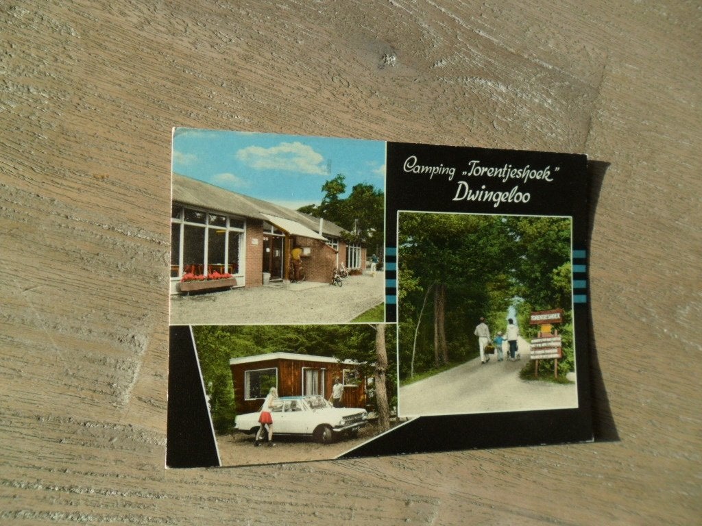 Dwingeloo, camping Torentjeshoek /auto, Verzenden, 1980 tot heden, Gelopen, Noord-Brabant