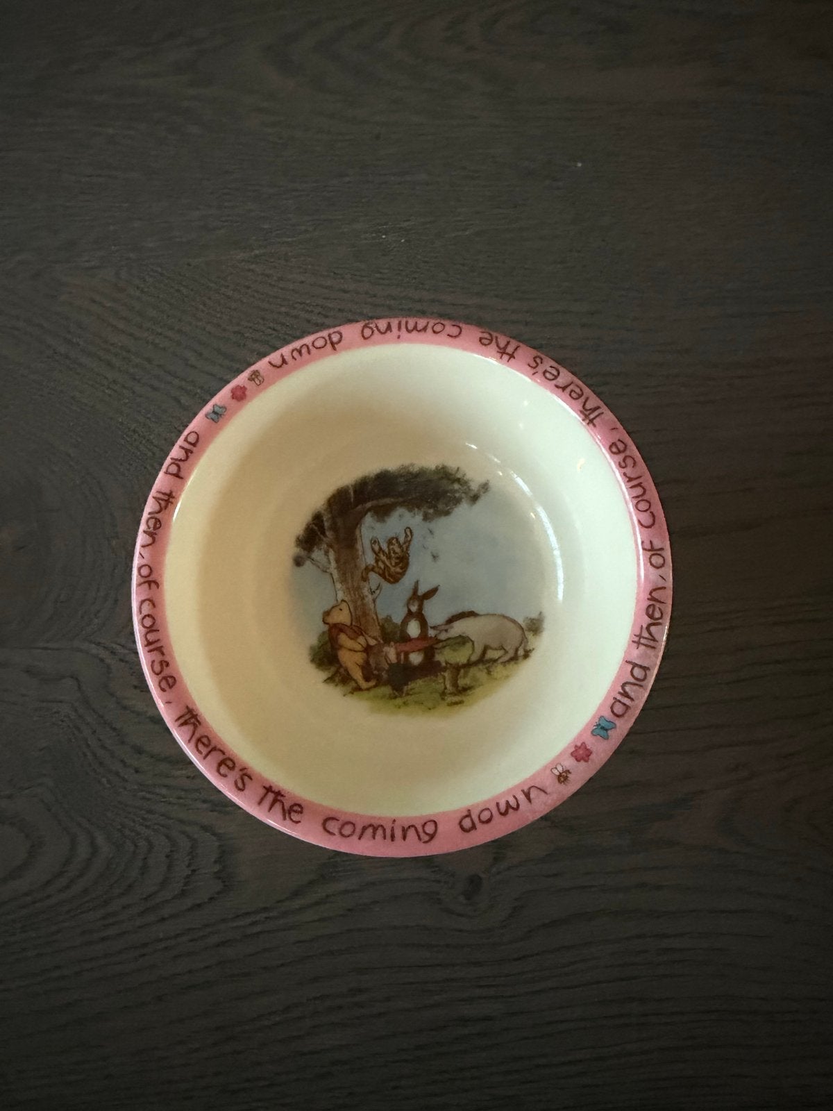 Winnie de Poeh kom - Cook & Mason - Melamine, Huis en Inrichting, Kunststof, Gebruikt, Overige merken, Ophalen of Verzenden