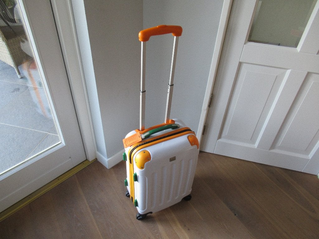 NIEUWE Trolley koffer Postcodeloterij met slot en wielen, 50 tot 60 cm, Hard kunststof, Nieuw, Ophalen of Verzenden