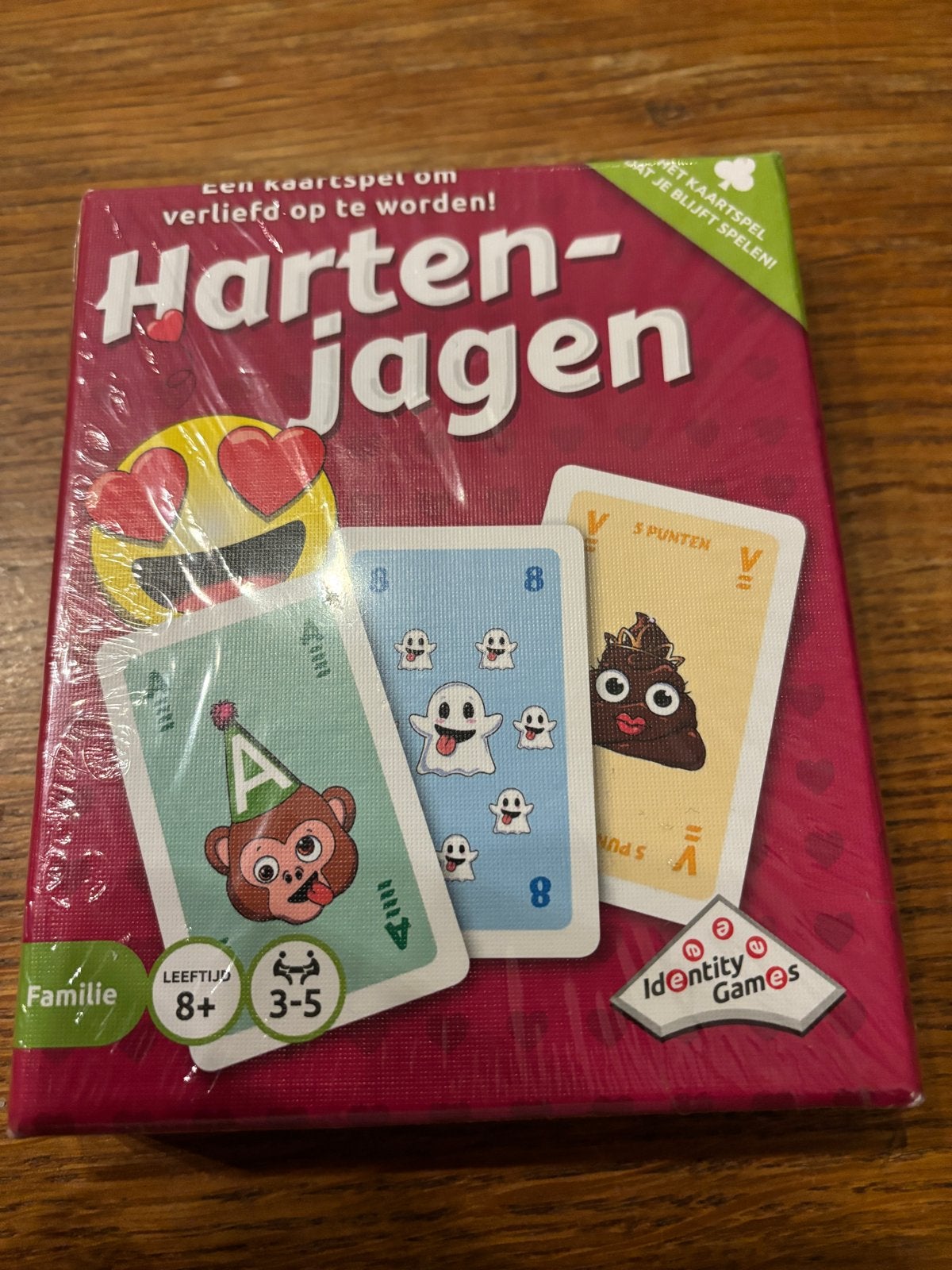 Hartenjagen Kaartspel - Een kaartspel om verliefd op te word, Drie of vier spelers, Ophalen of Verzenden, Nieuw