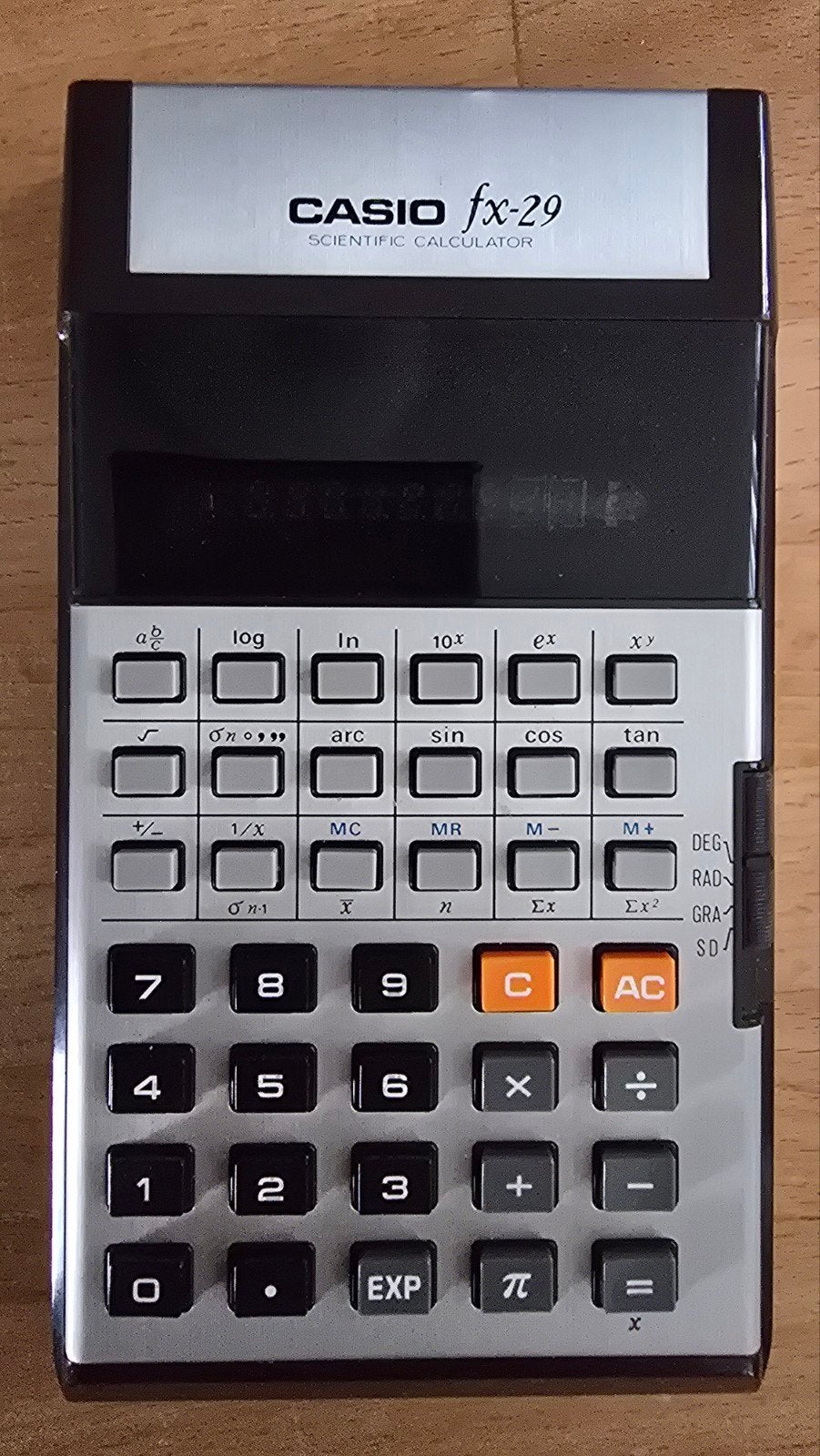 Casio fx-29 calculator, Ophalen of Verzenden, Zo goed als nieuw