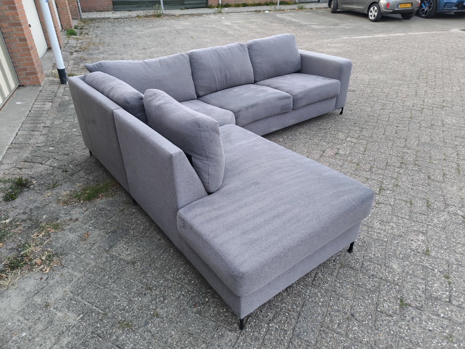 Zo goed als nieuwe hoekbank - recent gereinigd, Ophalen, 250 tot 300 cm, 100 tot 125 cm, Hoekbank